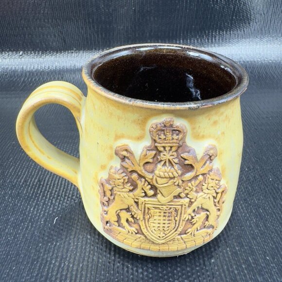 Handcrafted Stonebridge Stoneware Pottery Mug With English Crest Coffee Mug Cup - Picture 9 of 12